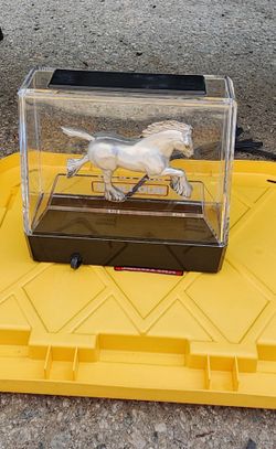 Budweiser Clydesdale Horse Figurine Display Case