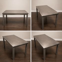 Modern Gray Dining Table (Table only) - Seats 4-6 | Excellent Condition