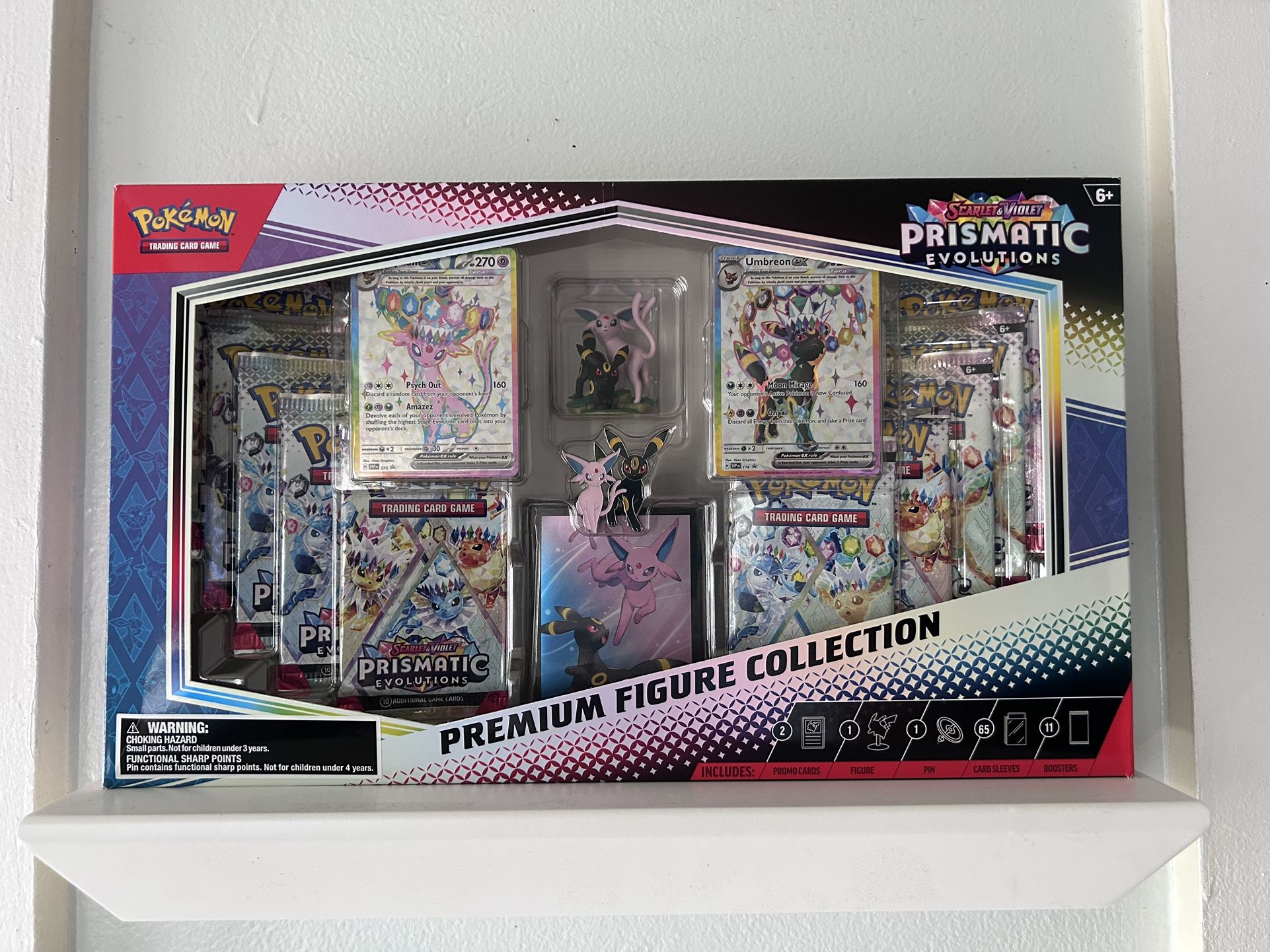 Pokemon Prismatic Evolutions Premium Figure Collection Box