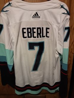 Authentic Adidas Seattle Kraken Jordan Eberle #7 Away Jersey - Size 50