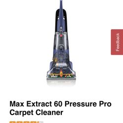 Hoover Pressure Pro Carpet Cleaner