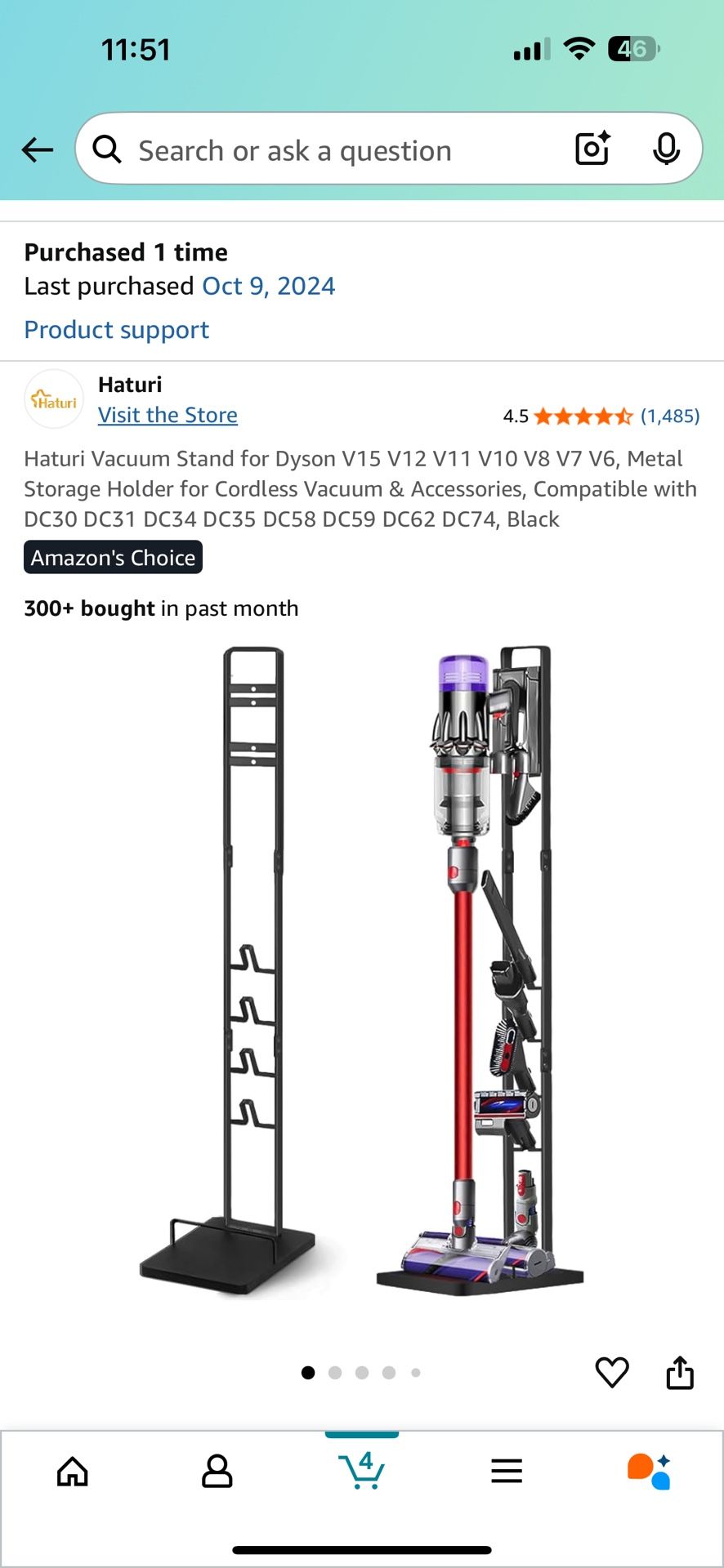 Dyson Vacuum Stand