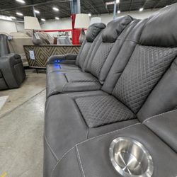 Electric Reclining Sofa And Loveseat Color Options ⭐$39 Down Payment with Financing ⭐ 90 Days same as cash