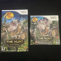 Nintendo Wii Bass Pro Shops The Hunt Trophy Showdown With Manual