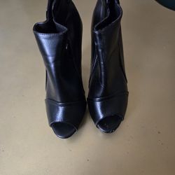 Black Boot Heels