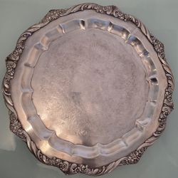 Vintage Wallace Serving Plater Tray 17" Silver Plated