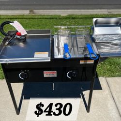 3 In 1 Burner / Fryer / Food Warmer / Griddle