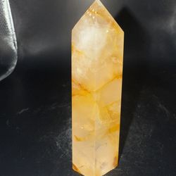 🔥 Fire Quartz (Hematoid Quartz) Tower — 2.9” | 106g | Natural Crystal