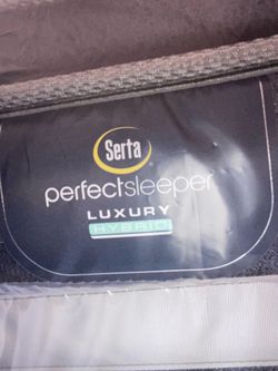 Serta Perfect Sleeper luxury KING mattress 15” thick with box spring new in plastic Free delivery In Atlanta
