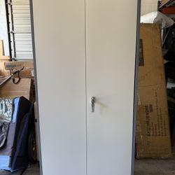 Metal Storage Cabinet,72" Steel Lockable File Cabinet with Locking Doors and Adjustable Shelves,Locking Tool Cabinets for Office,Home,Garage,Gym,Schoo