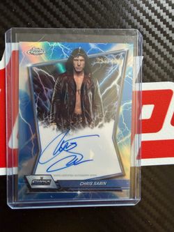 Chris SABIN 2026 Topps Chrome WWE BLUE BRAND AUTO Card #BBA-CHR REFRACTOR 99/150