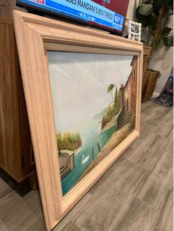Original oil canvas painting