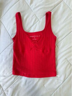 Aeropostale cherry red top 🍒
