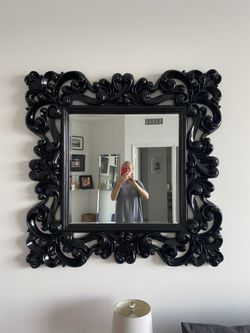 4 Foot Black Mirror- Perfect- Brickell