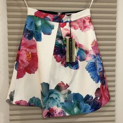 COAST US2 floral midi skirt