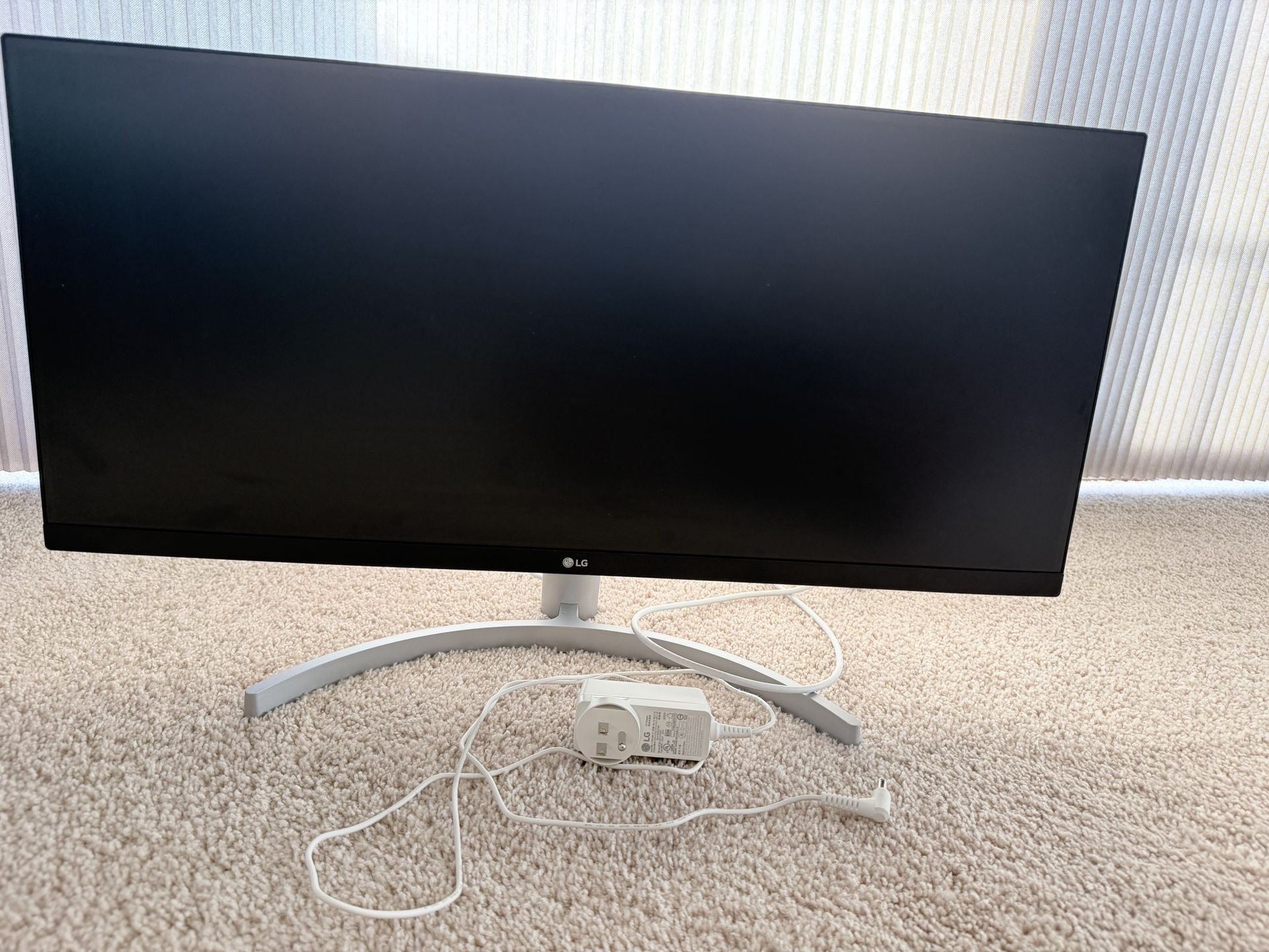 LG 29” UltraWide Monitor (Model: 29WN600 W) – Great for Work/Multitasking