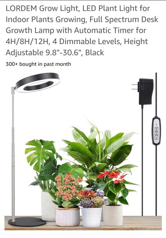 Grow Light, Adjustable