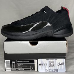 Jordan 12 Retro Low Black Patent