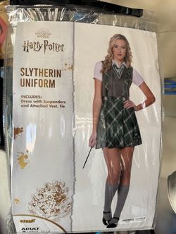 Harry Potter Slytherin Uniform Costume Adult Large