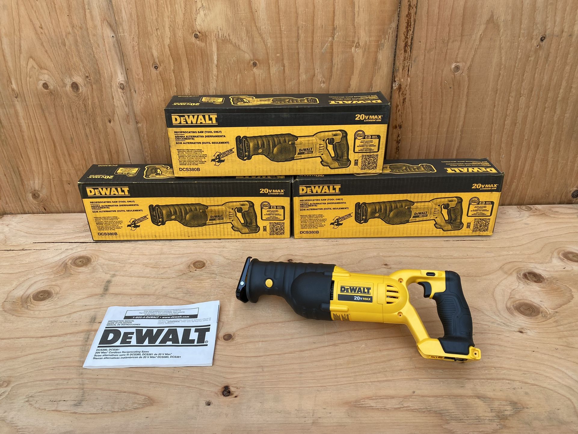 Dewalt Reciprocating Saw 20v Sawzall Model DCS380 (Tool Only)