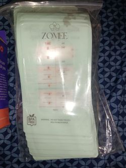 Breast milk storage bags