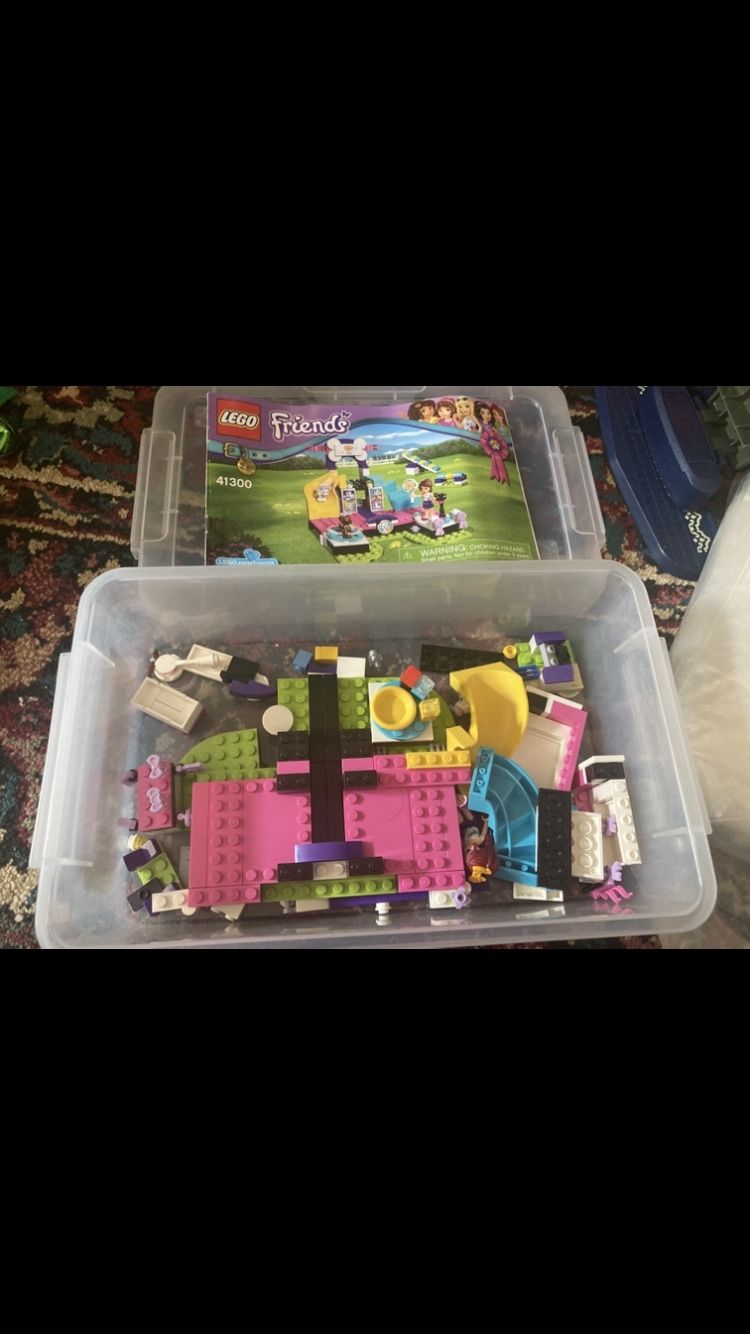 Kidβs Lego Sets, Put Together Once, Instructions Included $10 Per Set Or $25 For 3