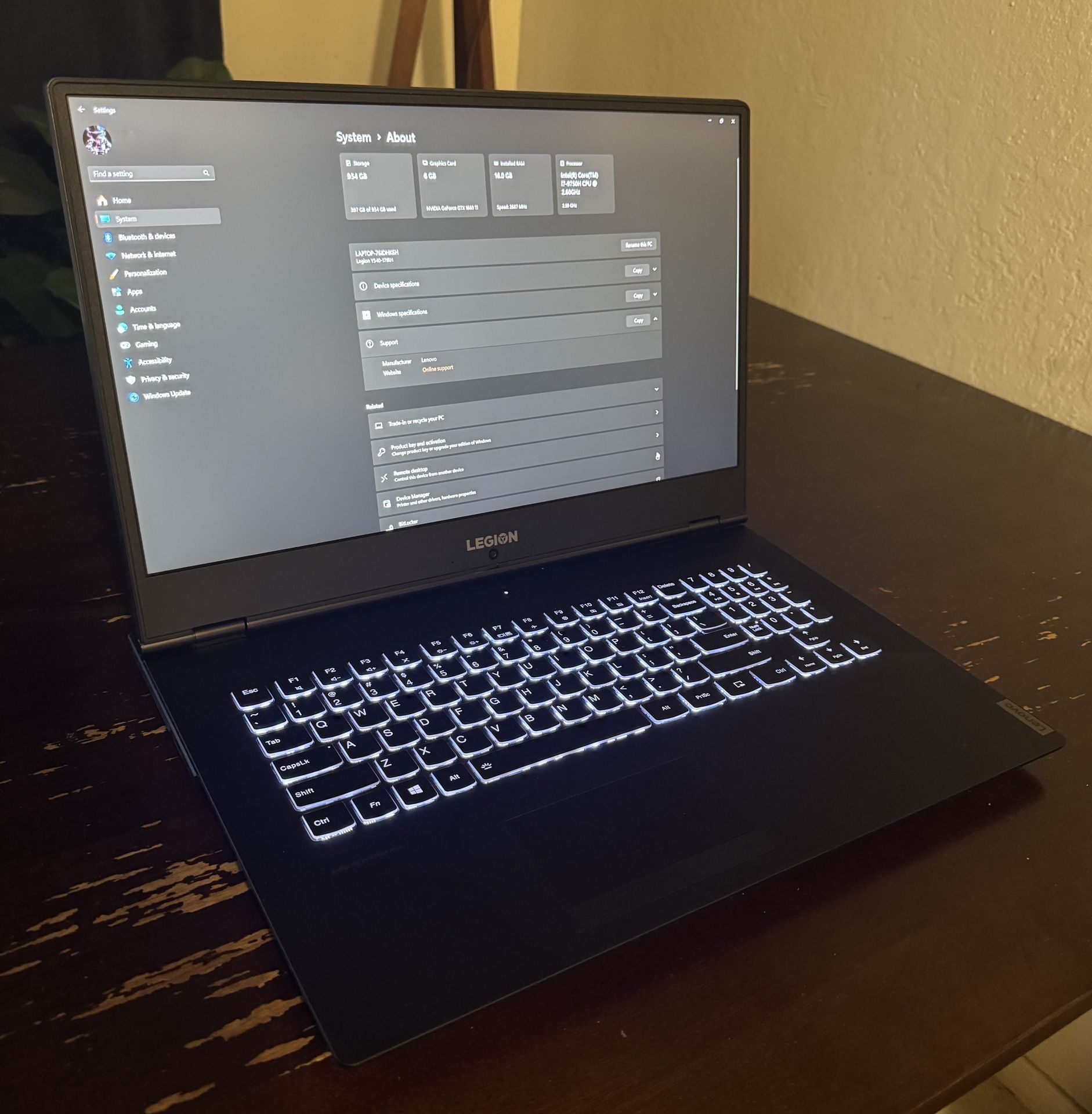Lenovo Legion Y540 Gaming Laptop