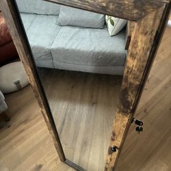 (PENDING SALE) Mirror Jewelry Cabinet