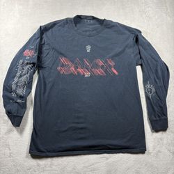 Kendrick Lamar damn 2017 Damn Tour Concert Men’s L Black T Shirt L Hip Hop #4A