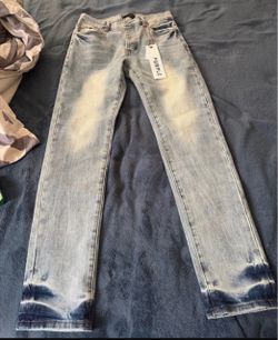 purple jeans