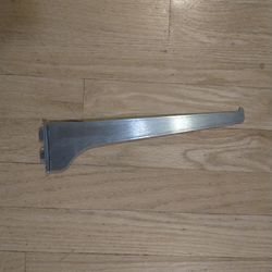 1 Pc Of 10 in. Light Duty Shelf Bracket- Silver 