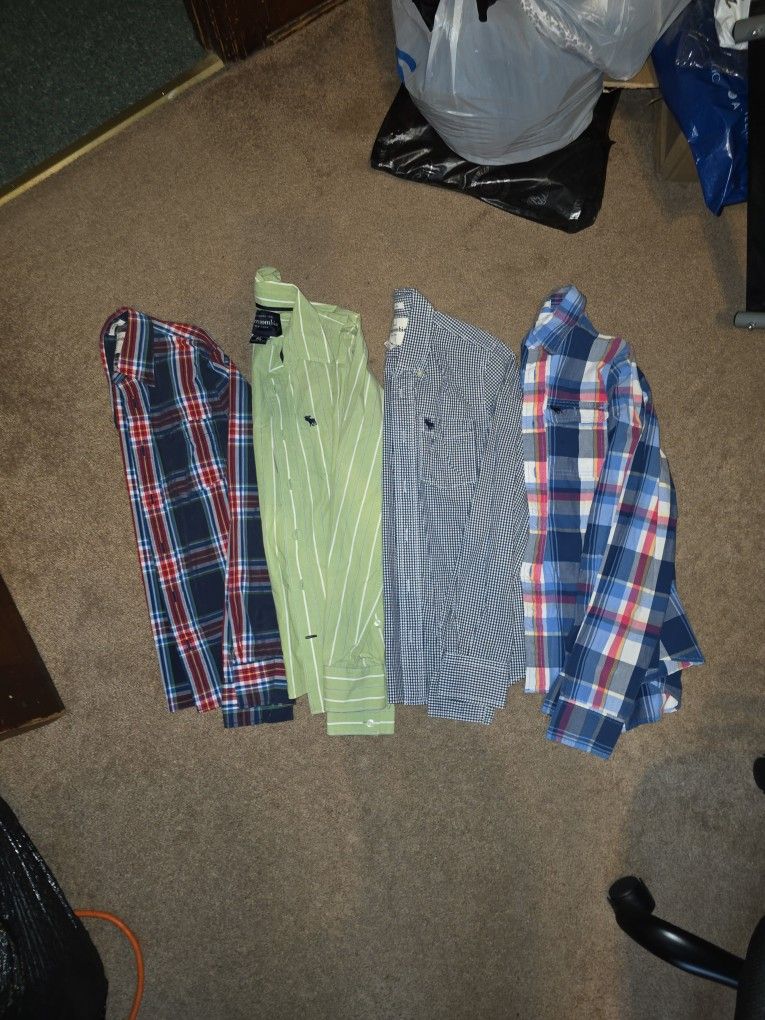 Boys Abercrombie Dress Shirts 