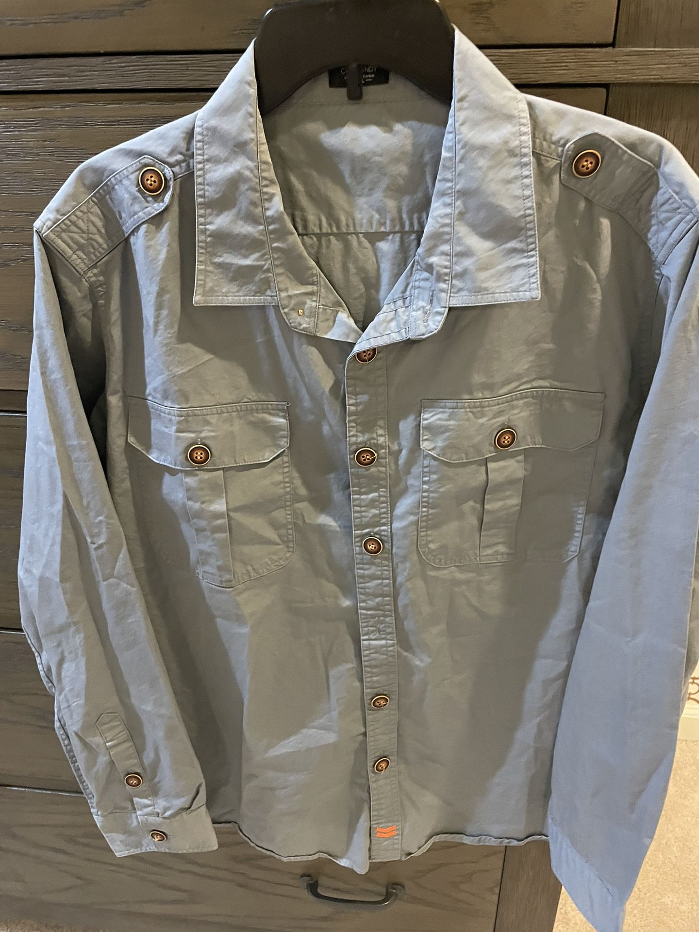 Men’s Button Down Long Sleeve Shirt 
