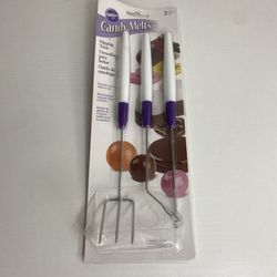 Wilton Candy Melts Candy Dipping Tool Set, 3-Piece NWT
