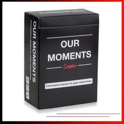 OUR MOMENTS Couples - 100 Conversation Starter Cards for Great Relationships