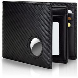 Wallet for Men Top Grain Genuine Leather Wallet with ID Window 12 Card Slot RFID Blocking Minimalist
