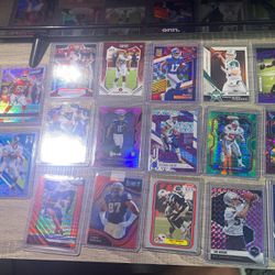 Numbered Football Card Lot