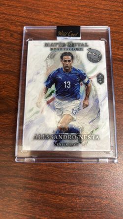 Alessandro Nesta Wild Card Matte Metal Road to Glory Card
