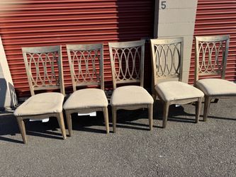Five chairs