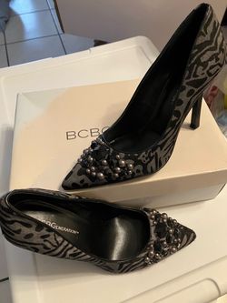 BCBG Zebra Print Heels Size 7