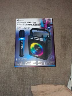 Music Star Rechargeable Karaoke Machine