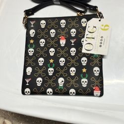Black Skull  Purse