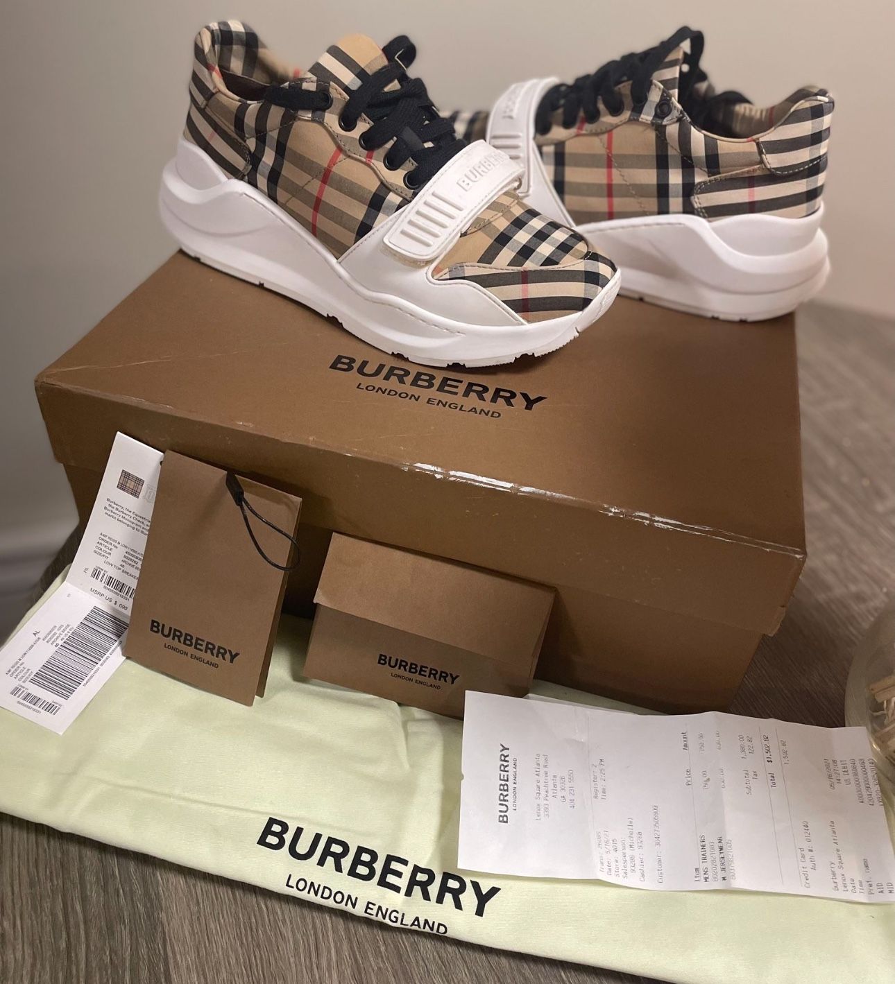 Men Burberry Sneakers