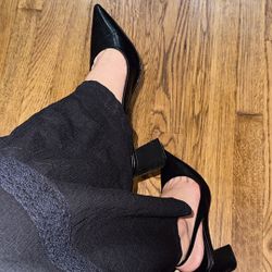 Aldo Uliana Pumps In Beige & Black Size 8