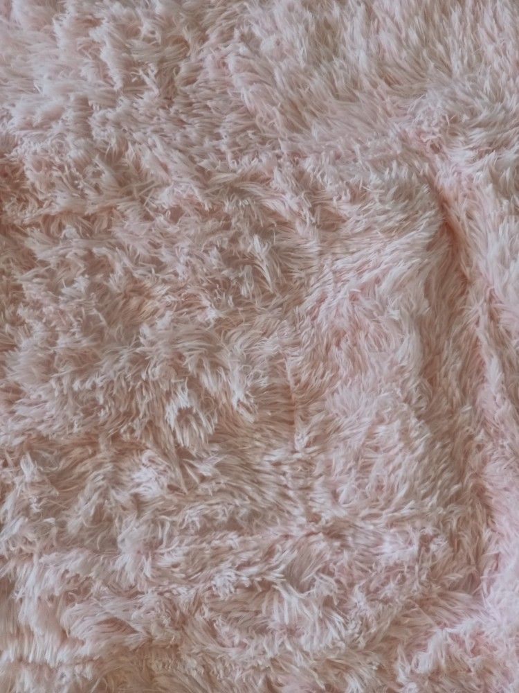 Large Carpet Pink Shag Fluffy