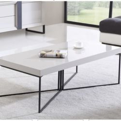 Modern White Coffee Table