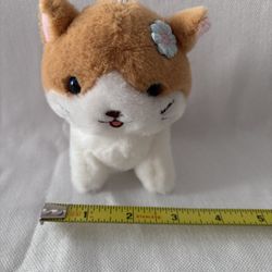 Shiba Inu Plush Keychain Soft Super Cute