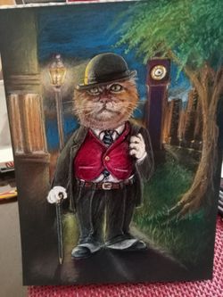 Cool cat painting