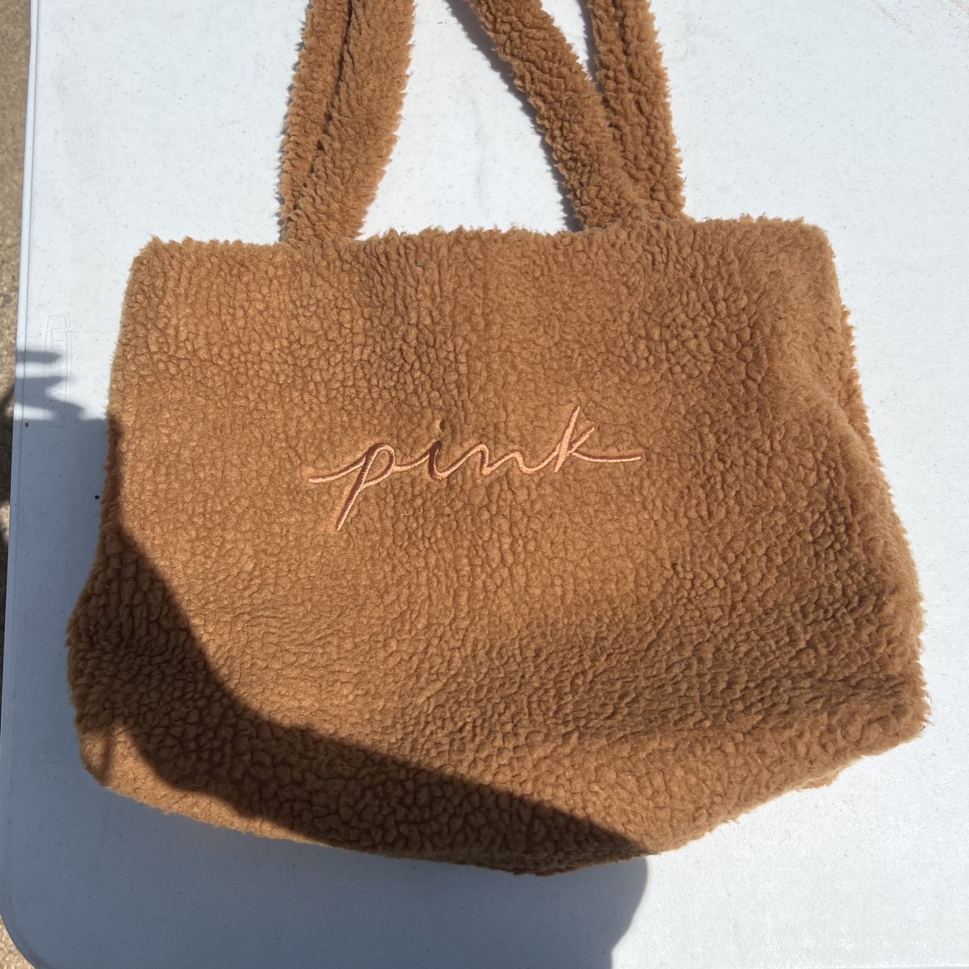 PINK Teddy Bag Tote