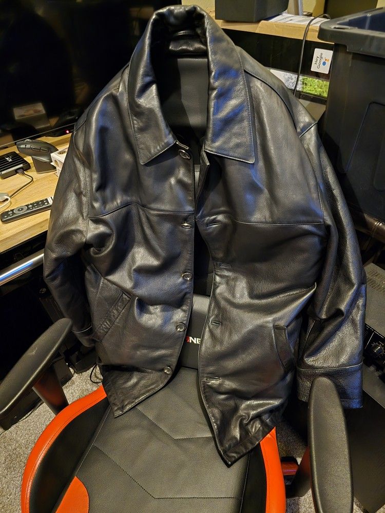 Marc New York Leather Jacket L